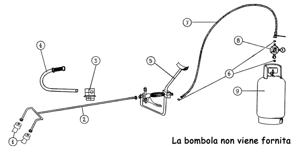 P2 doppio – 2 bruciatori – DISEGNO